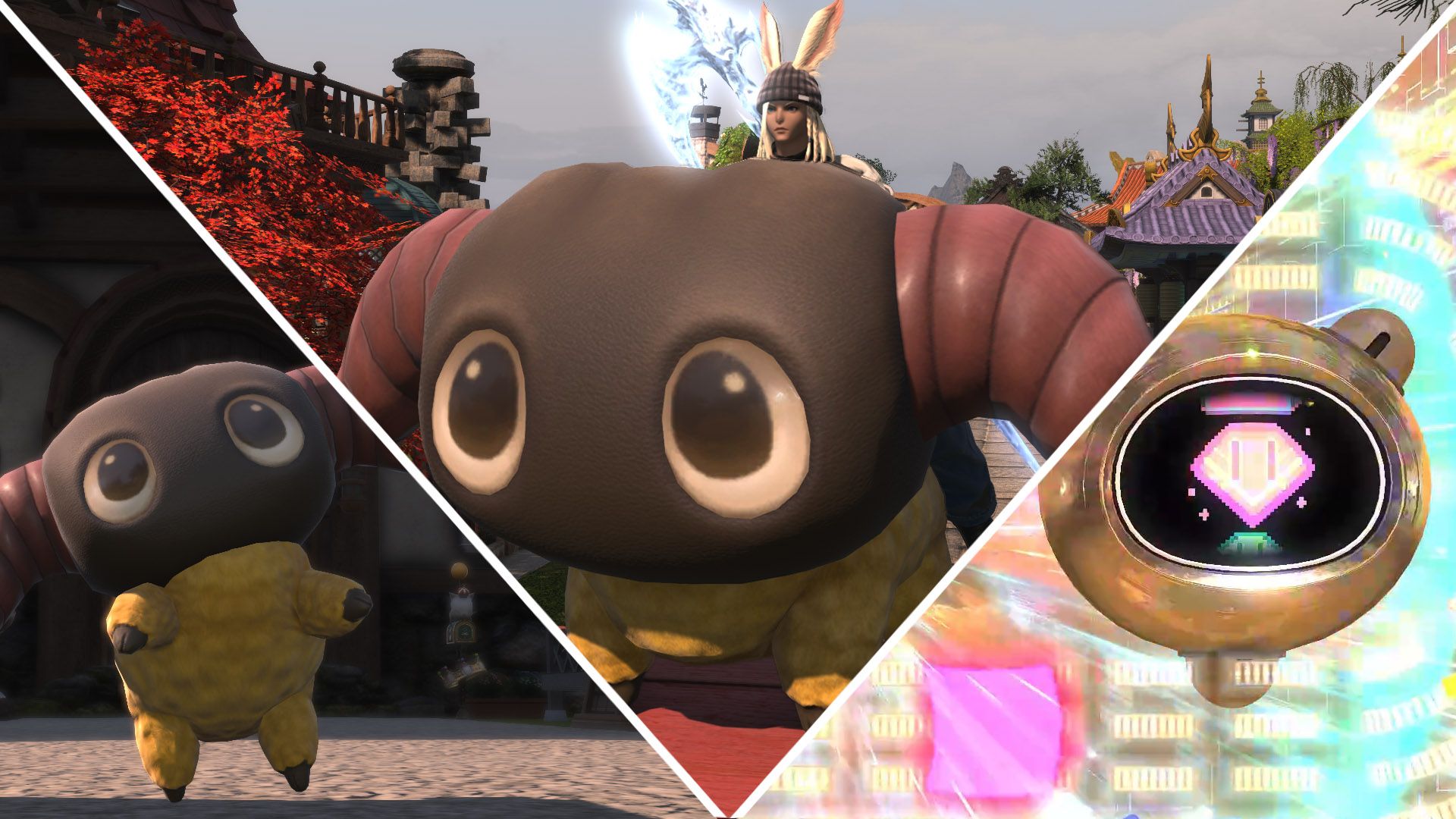 FFXIV Yan Mount Minion Treasure Hunting