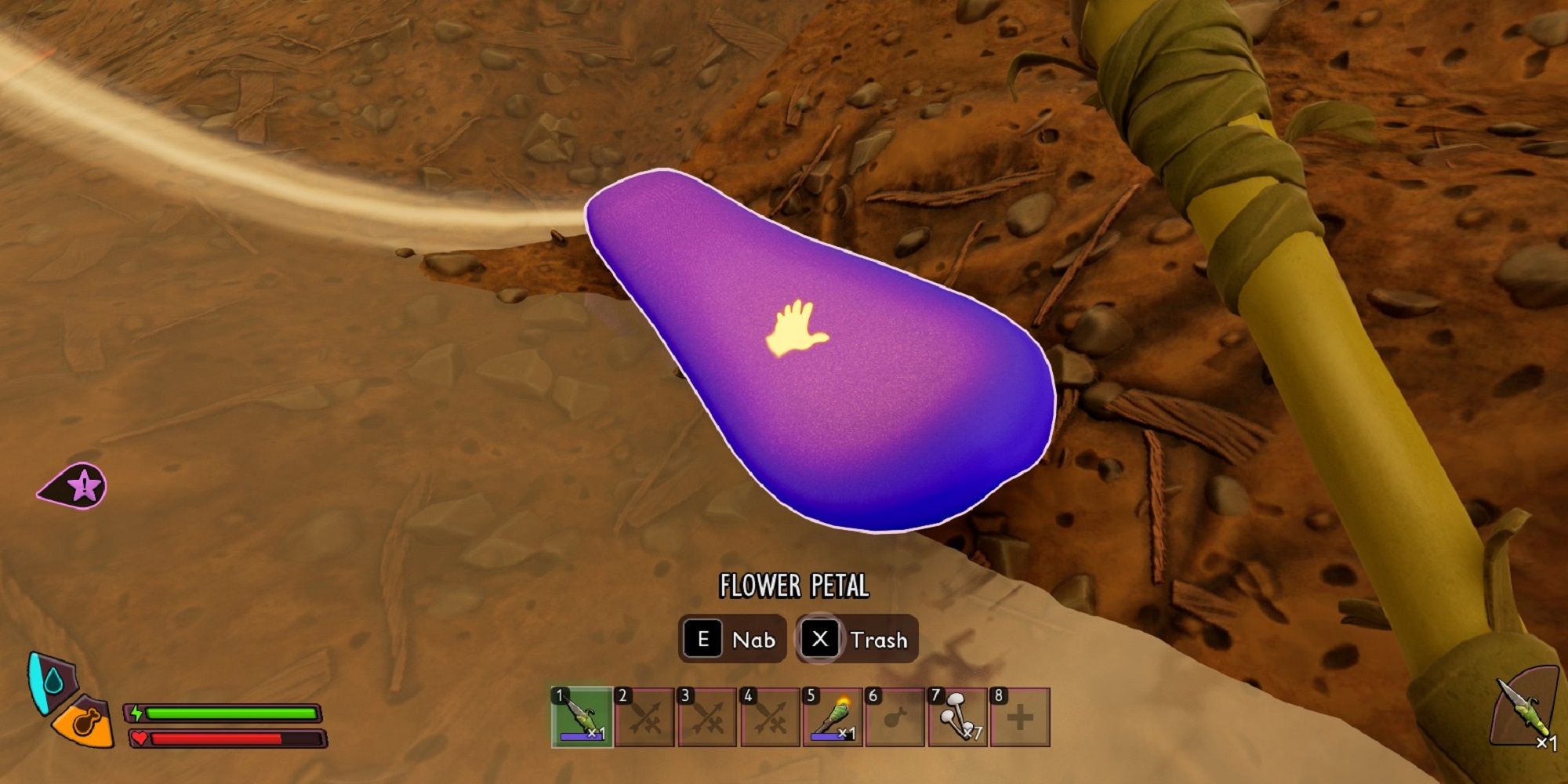 Grounded 2 Flower Petal