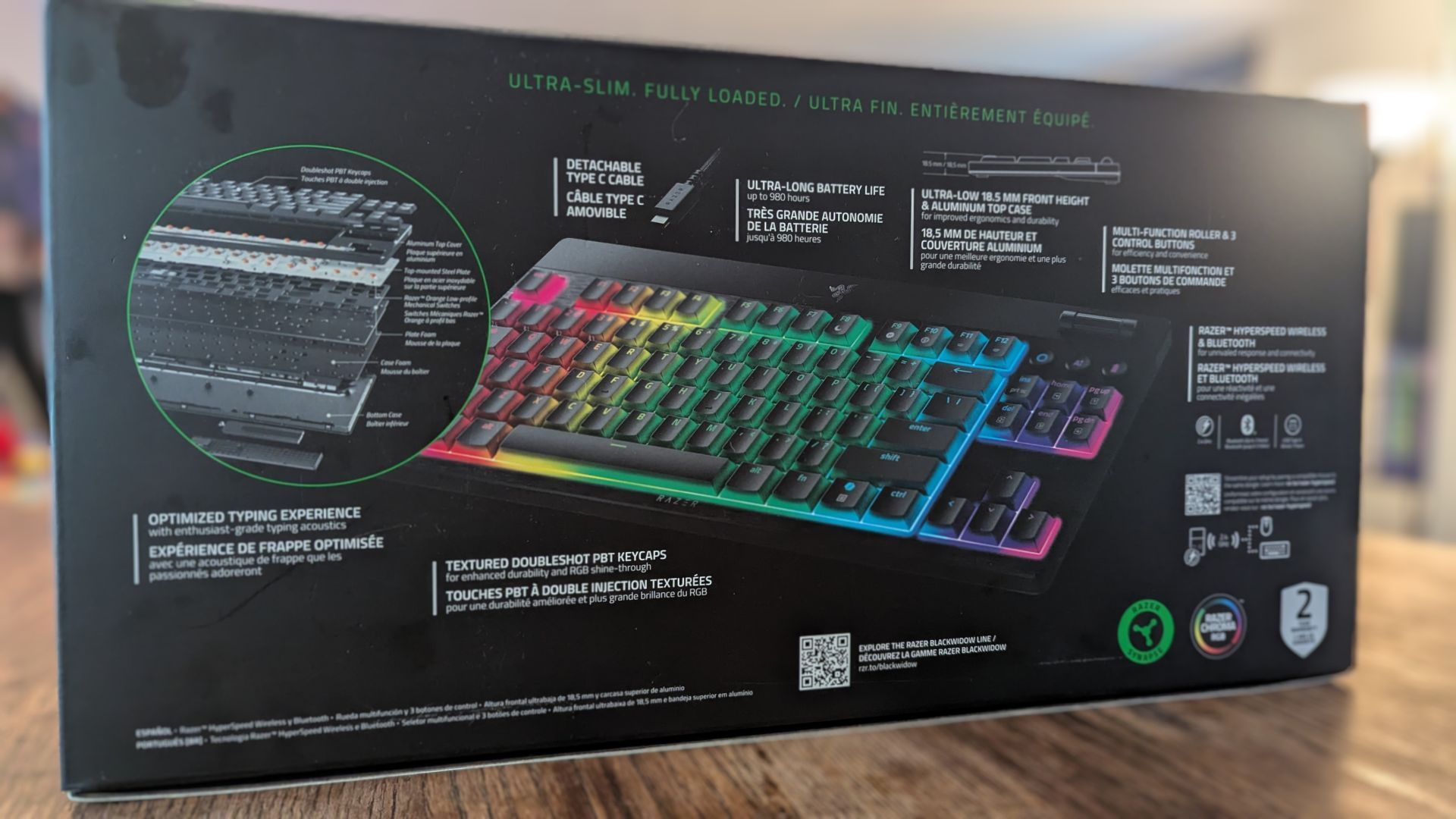 New Razer Low Profile Keyboard Includes AI