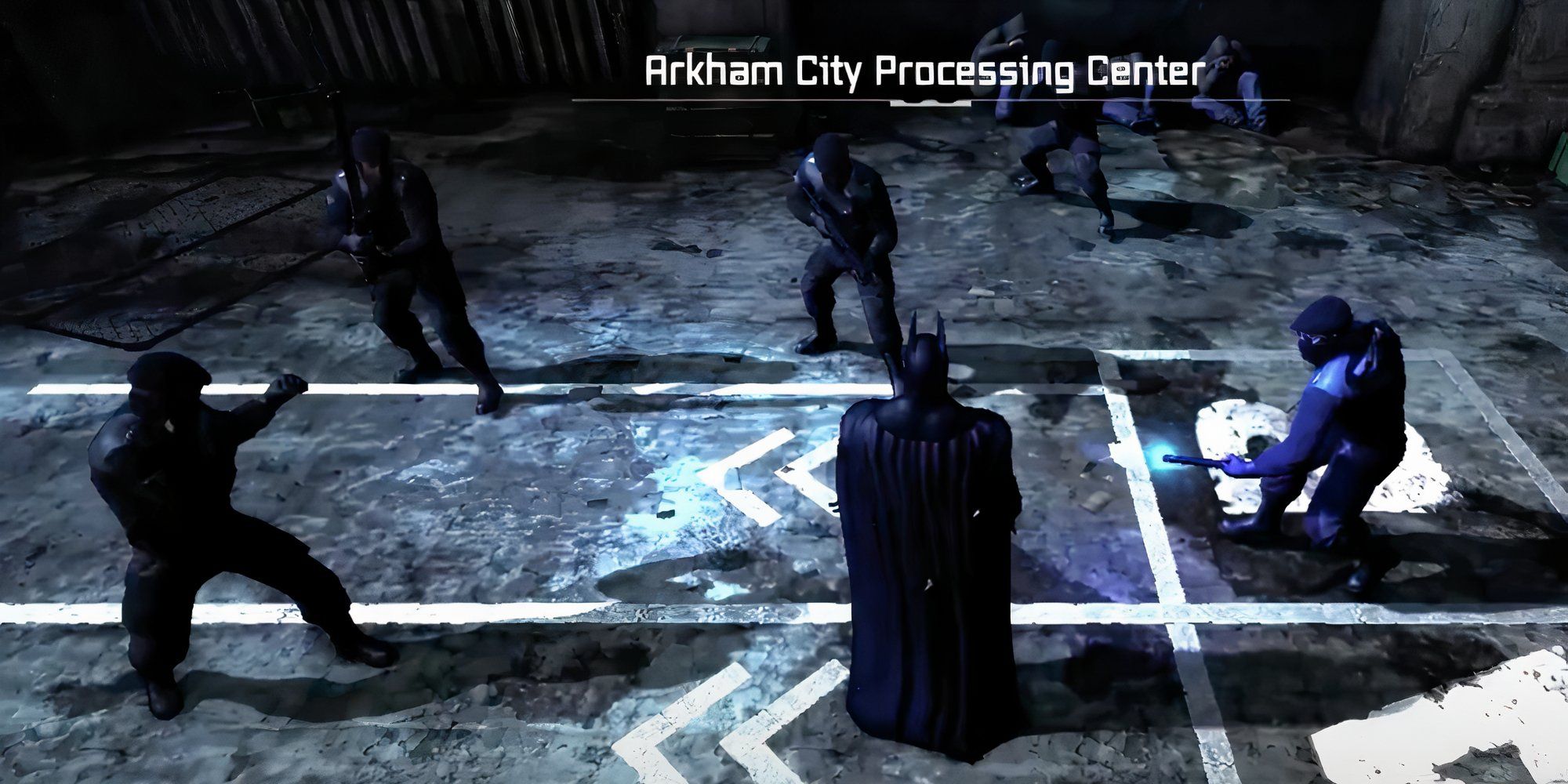 Arkham City Gang Fight Dr. Hugo thugs and Batman