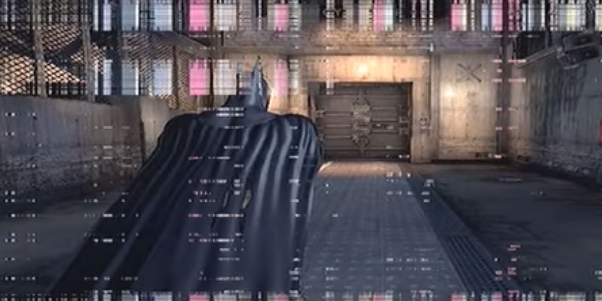Batman Arkham Asylum glitch scene