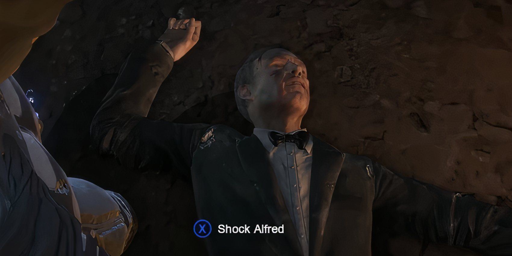 Arkham Origins Alfred Death scene batman revives him