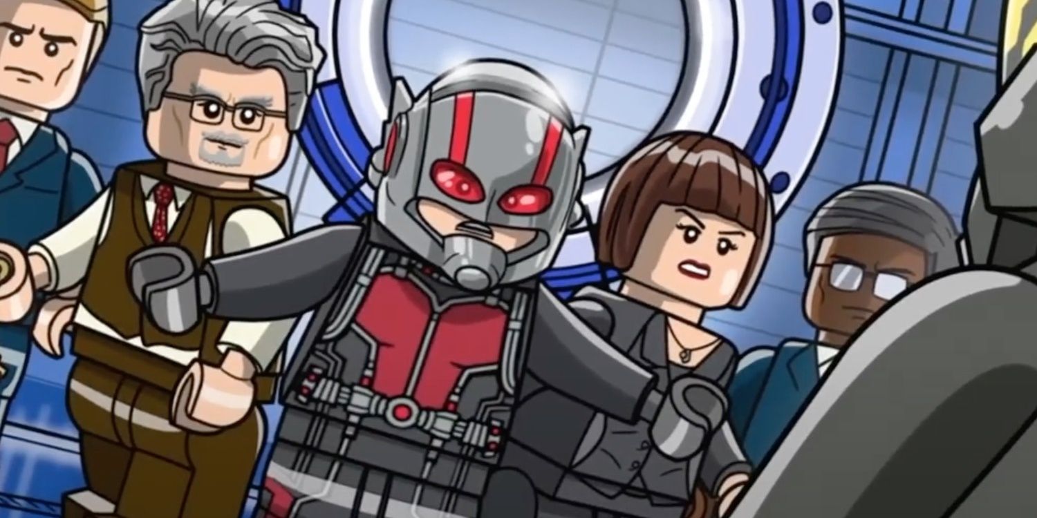 Ant-Man Marvel Lego cutscene with the wasp