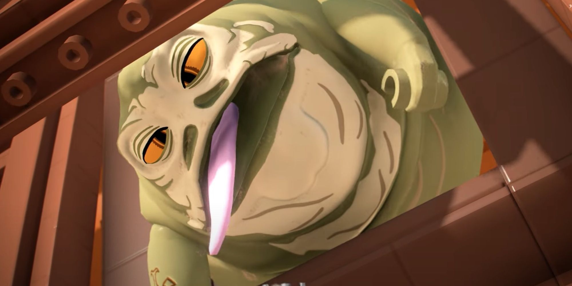 Jabba the hut skywalker saga boss cutscene