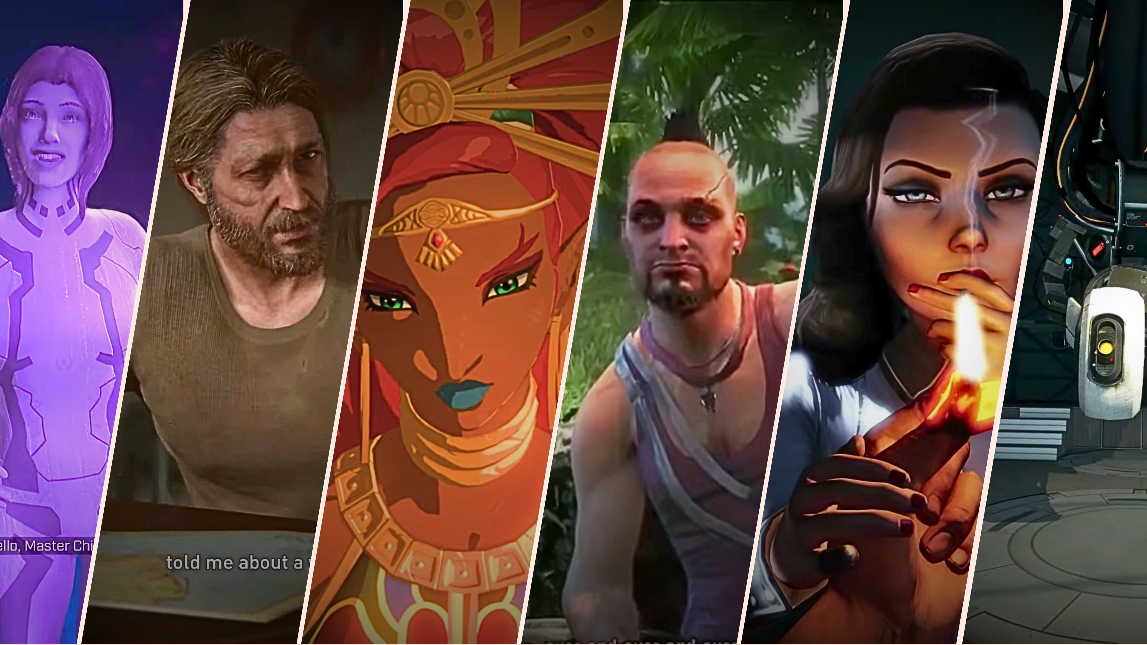 NPC collage from various video games