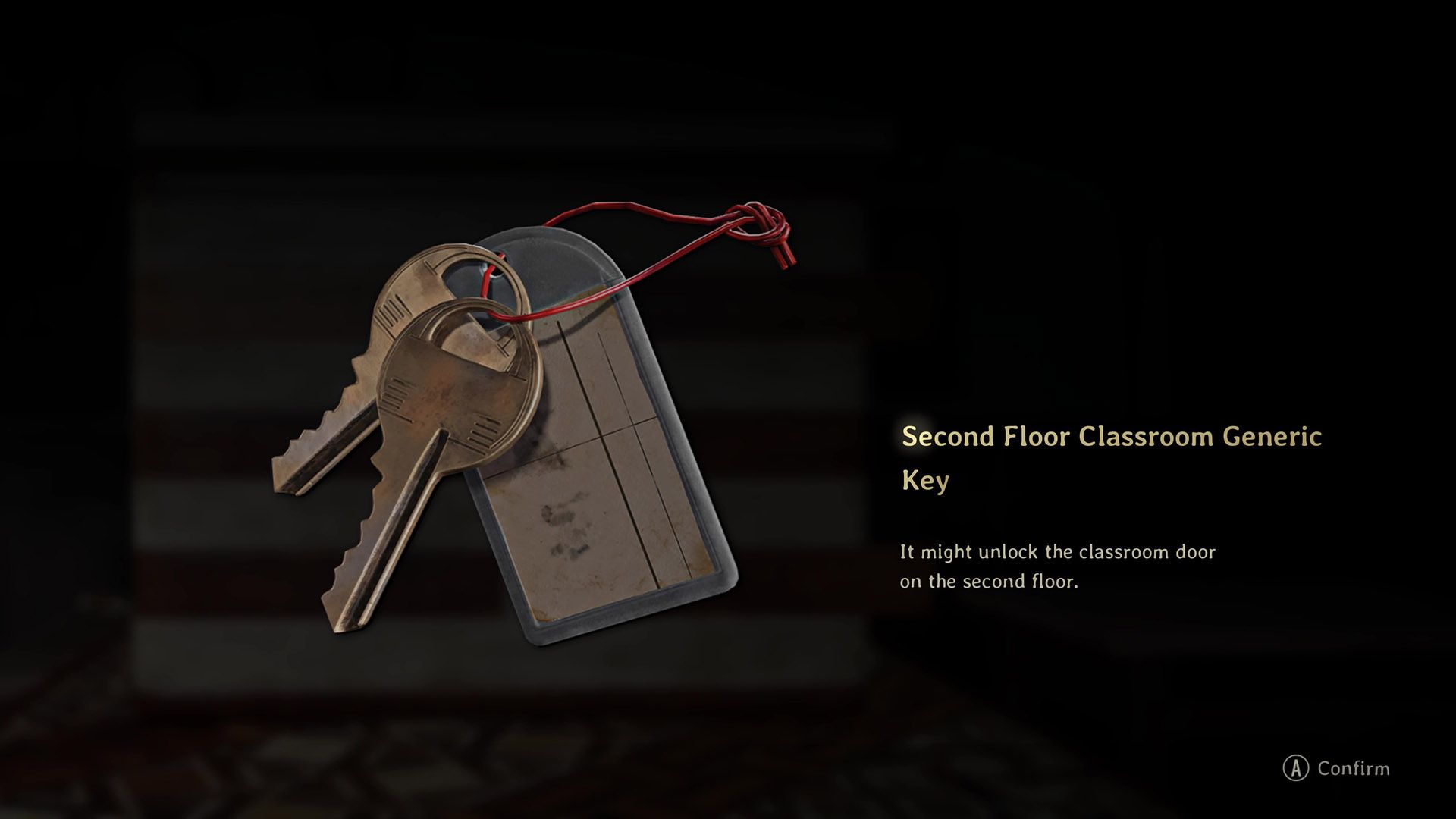 Middle School Classroom Box Puzzle Solution in Silent Hill f