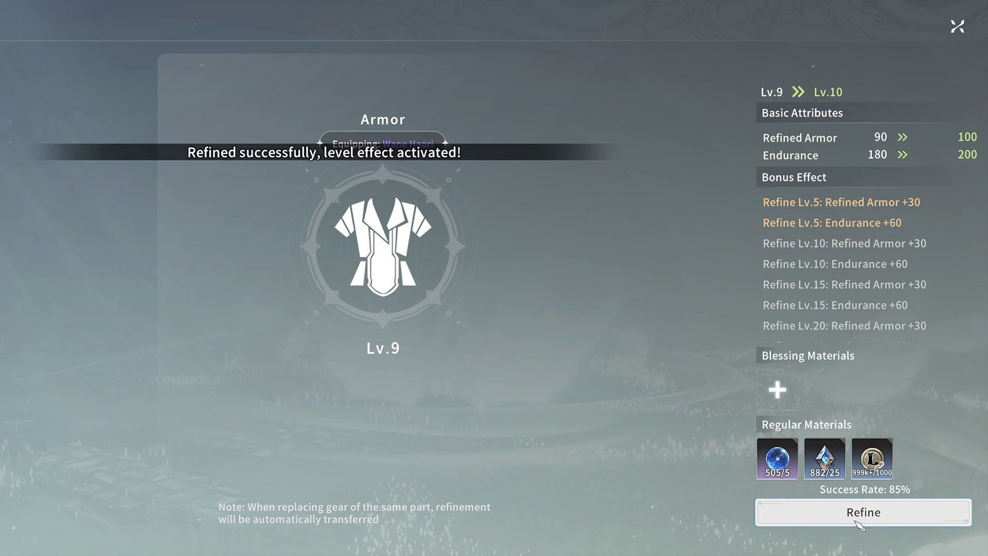 How to Reforge and Refine Gear in Blue Protocol: Star Resonance