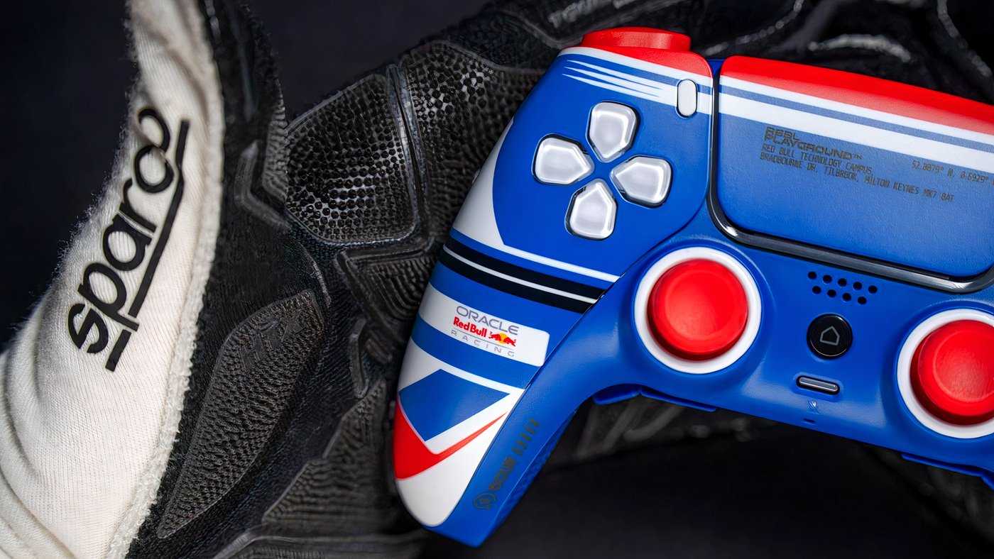 Scuf Racing SCUF Gaming Announces Oracle Red Bull Racing Controller Collaboration