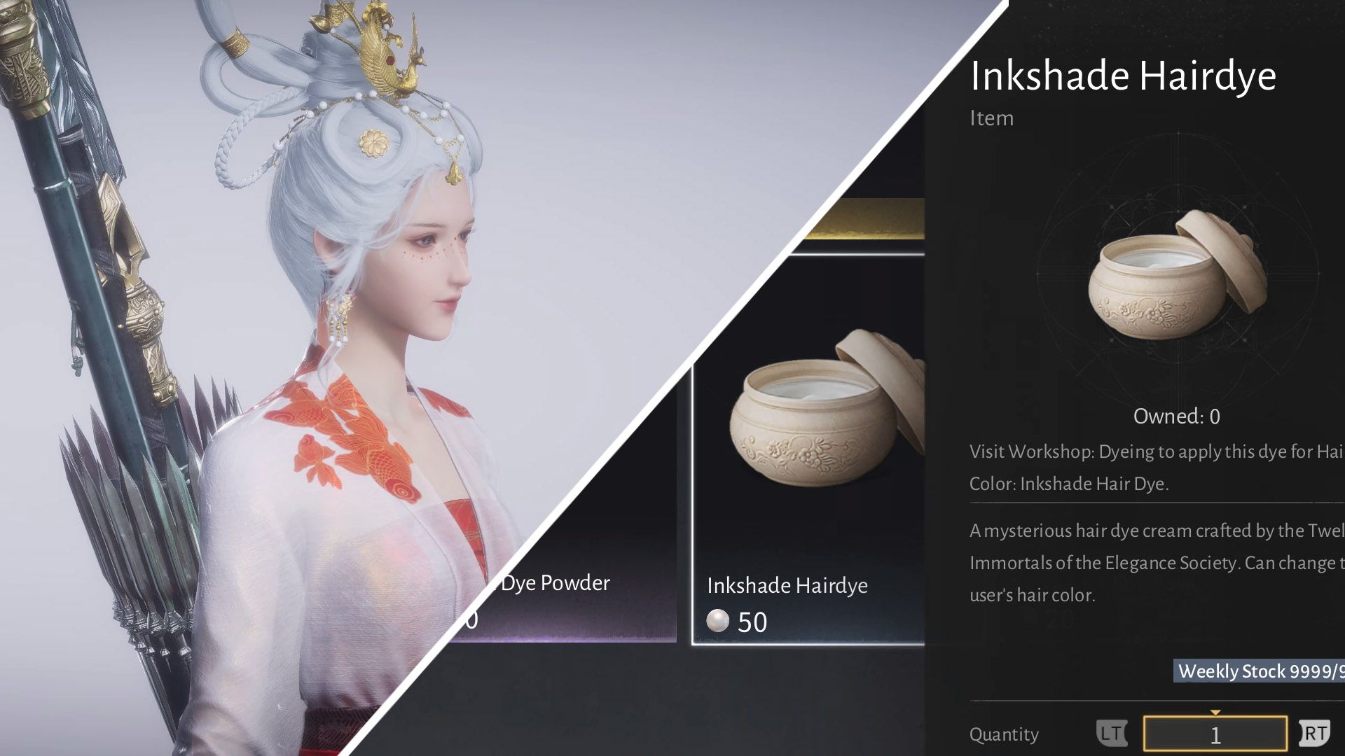 Where Winds Meet Hair Color Dye