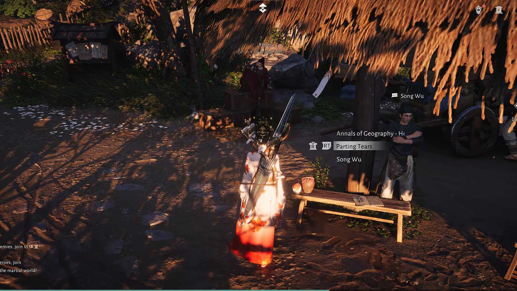 Où le vent rencontre le banc des larmes qui se séparent