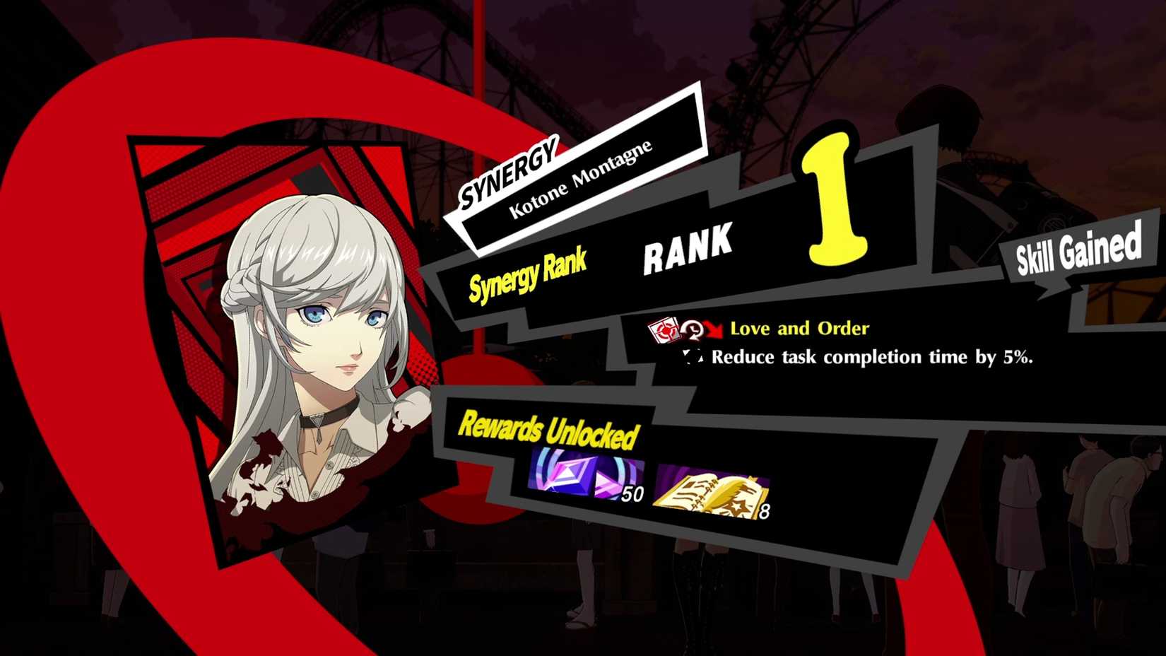 All Kotone Montagne (Mont) Synergy Choices, Gifts in Persona 5