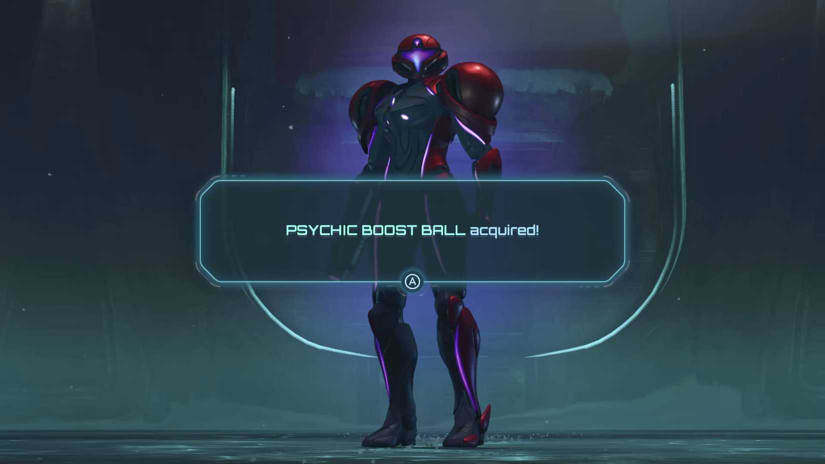 Habilidad de bola de impulso psíquico de Metroid Prime 4 Keratos