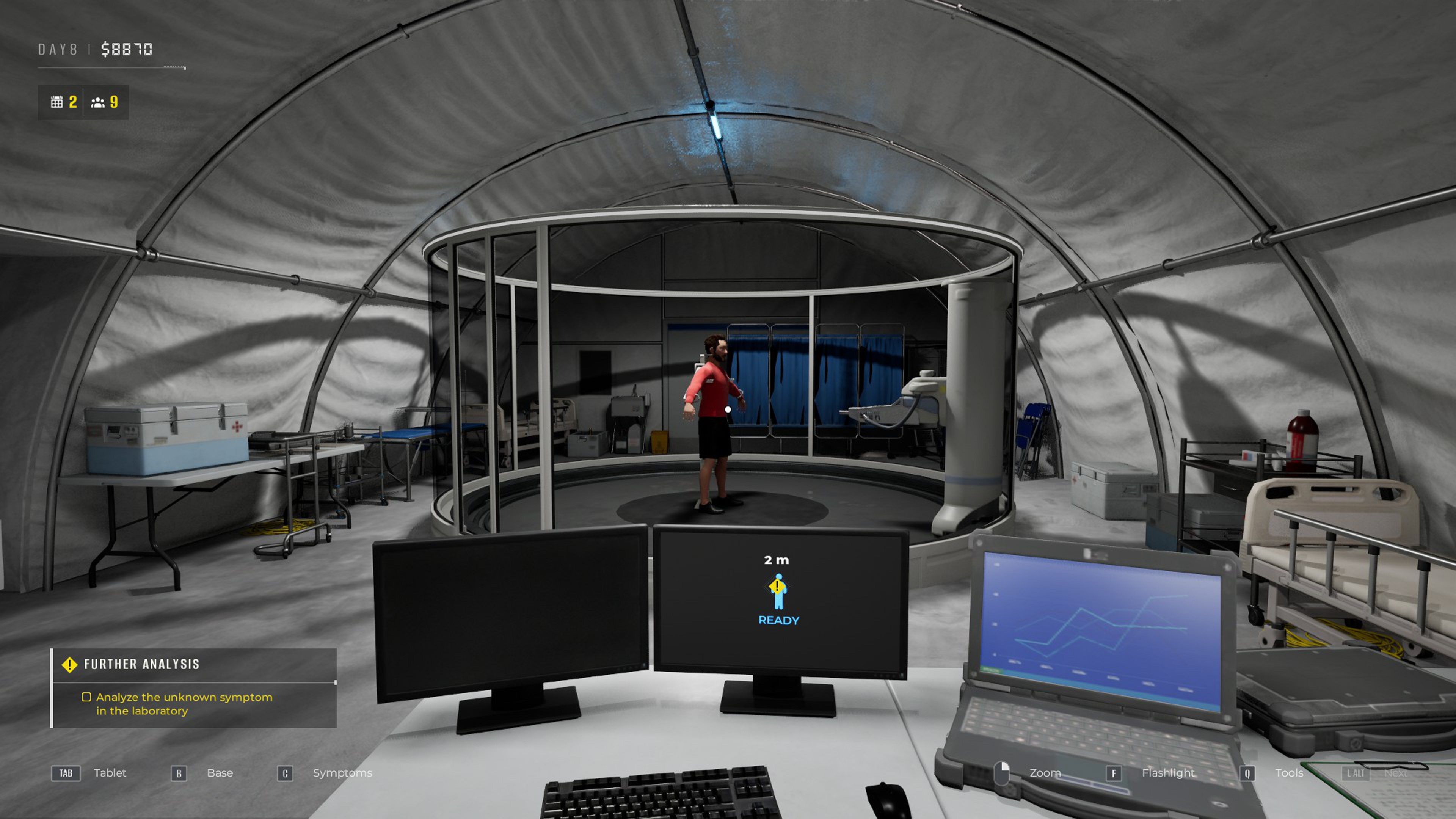 Quarantine Zone the Last Check Lab Setup