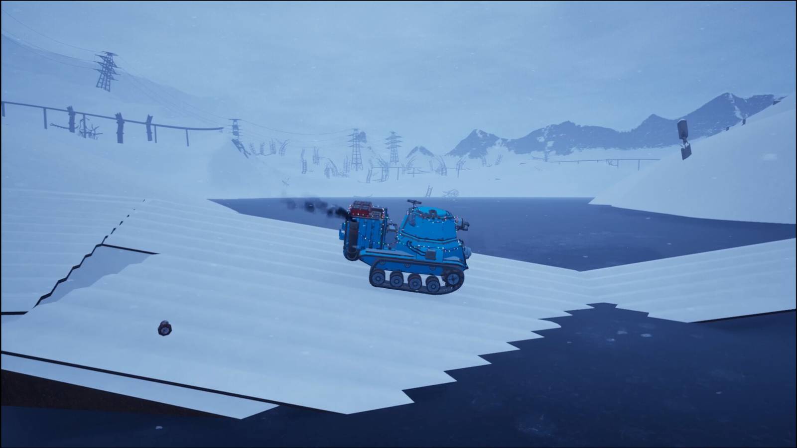 Have Tank, Will Travel in Deep Snow Delivery Demo