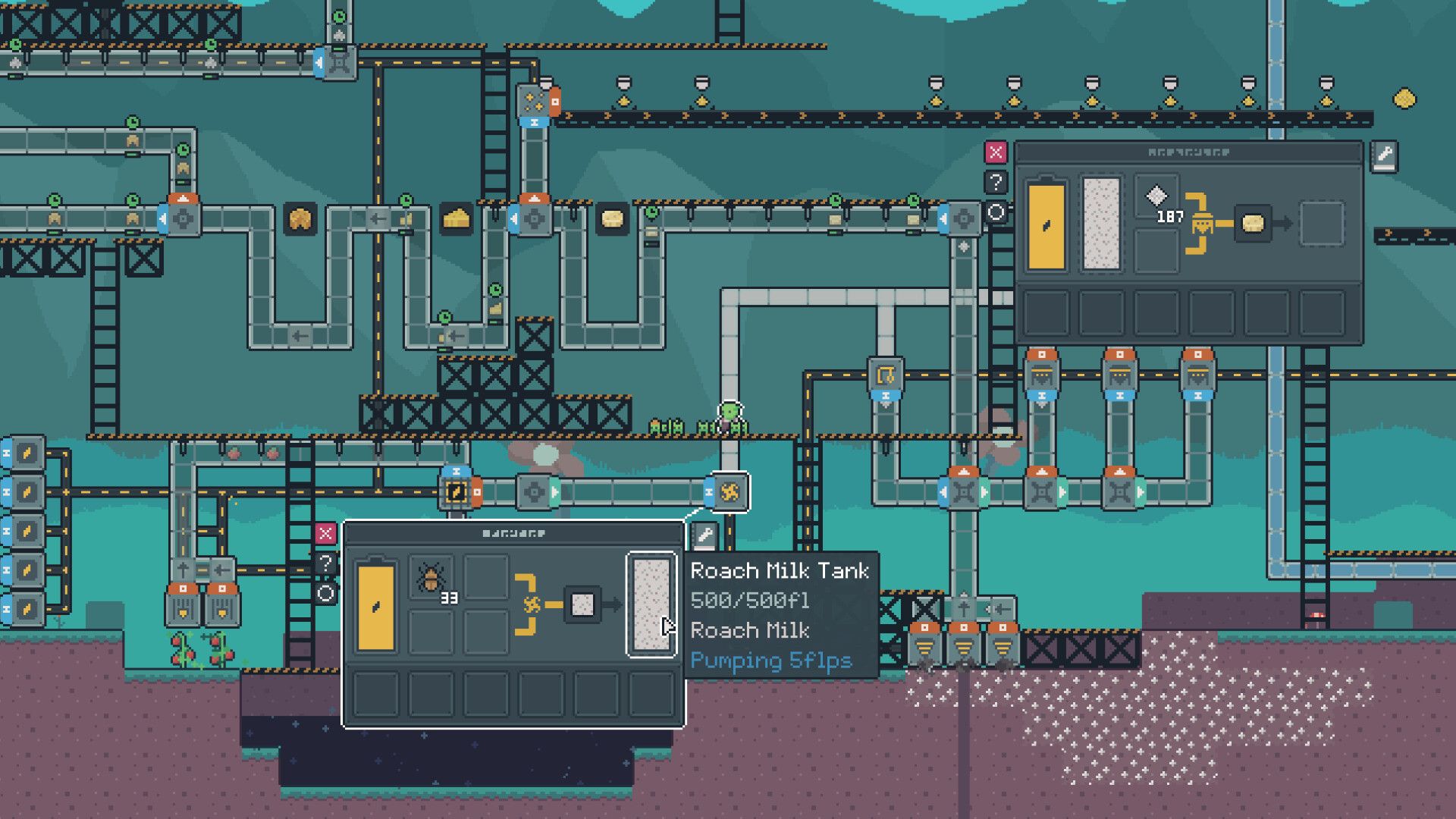 Sating the Old Gods' Appetites with Automated Cooking in Snacktorio Demo