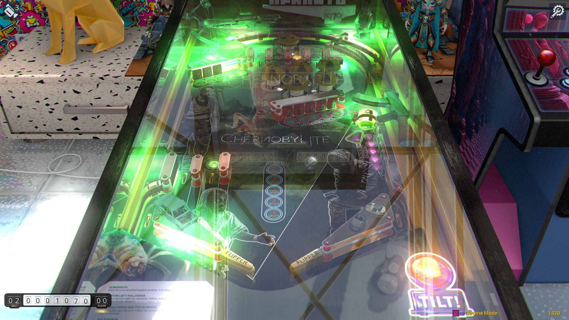 Zaccaria Pinball Gets a Chernbylite Glow Up