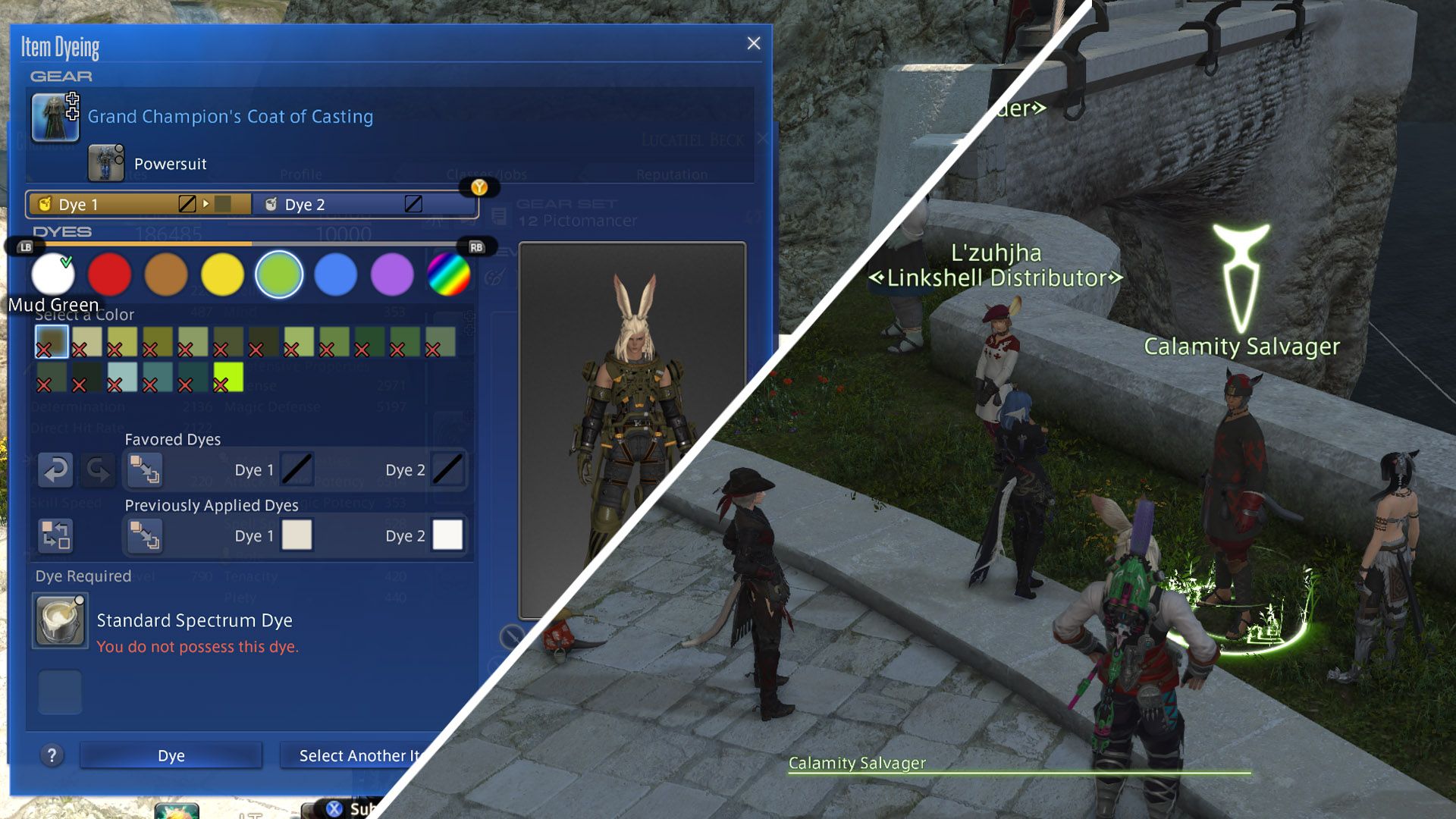 Where to Exchange Dyes in FFXIV