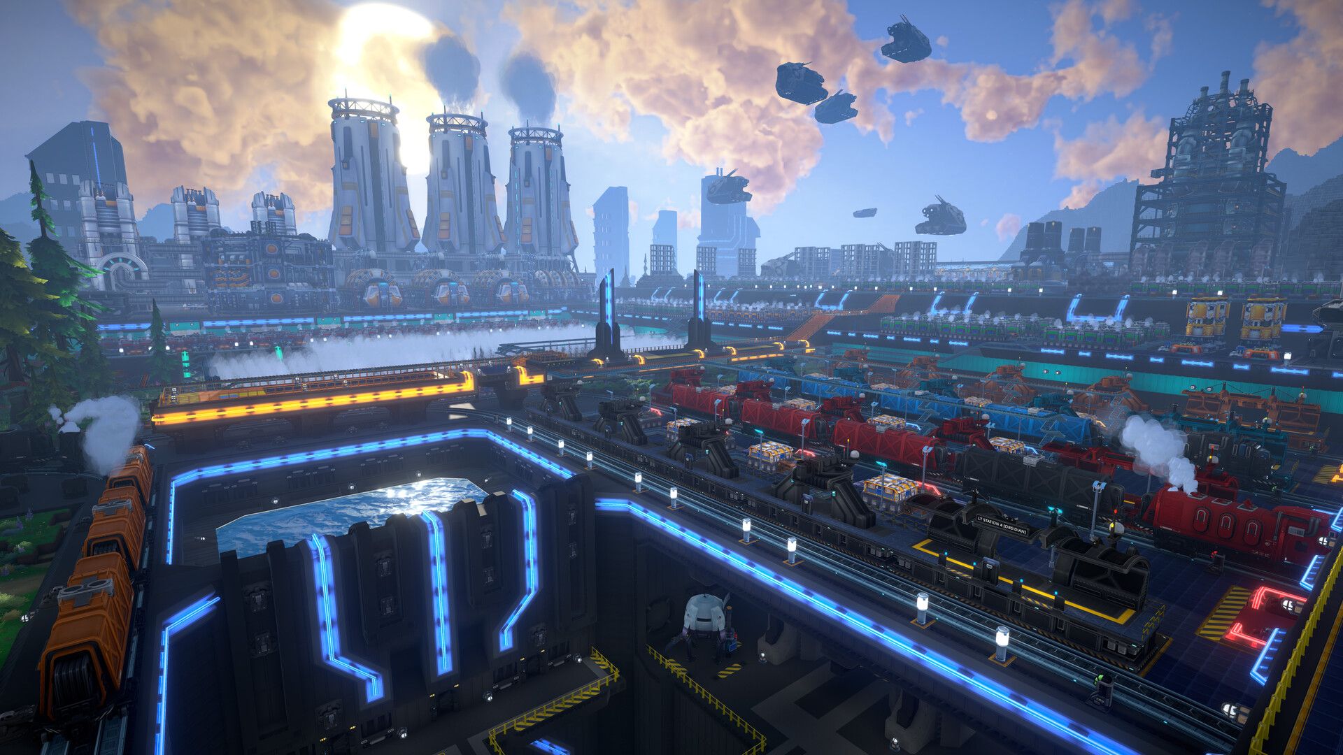 Open-World Automation Game Foundry Reaches 4.0 with Trains and Massive ...