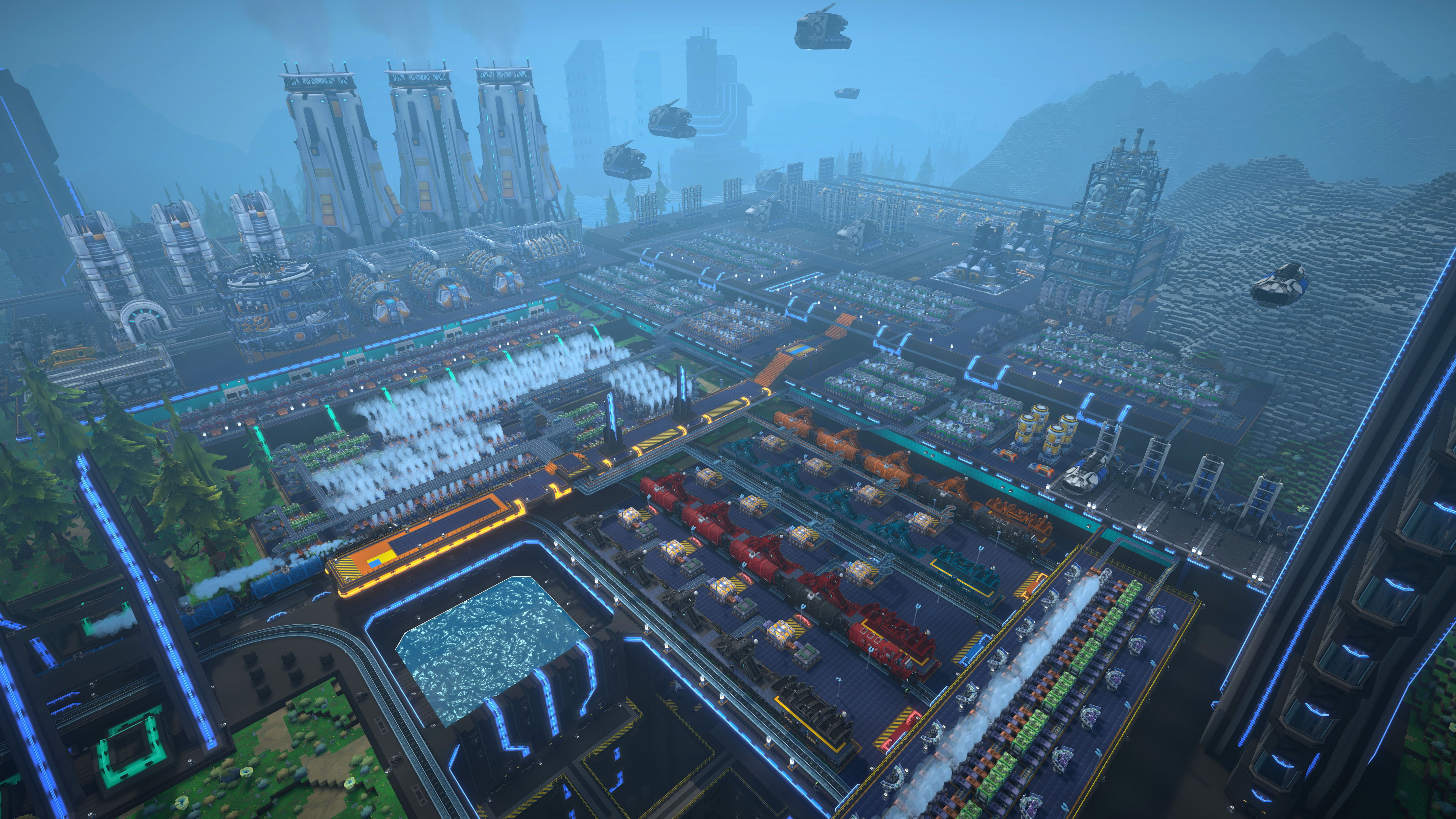 Open-World Automation Game Foundry Reaches 4.0 with Trains and Massive Power Stations