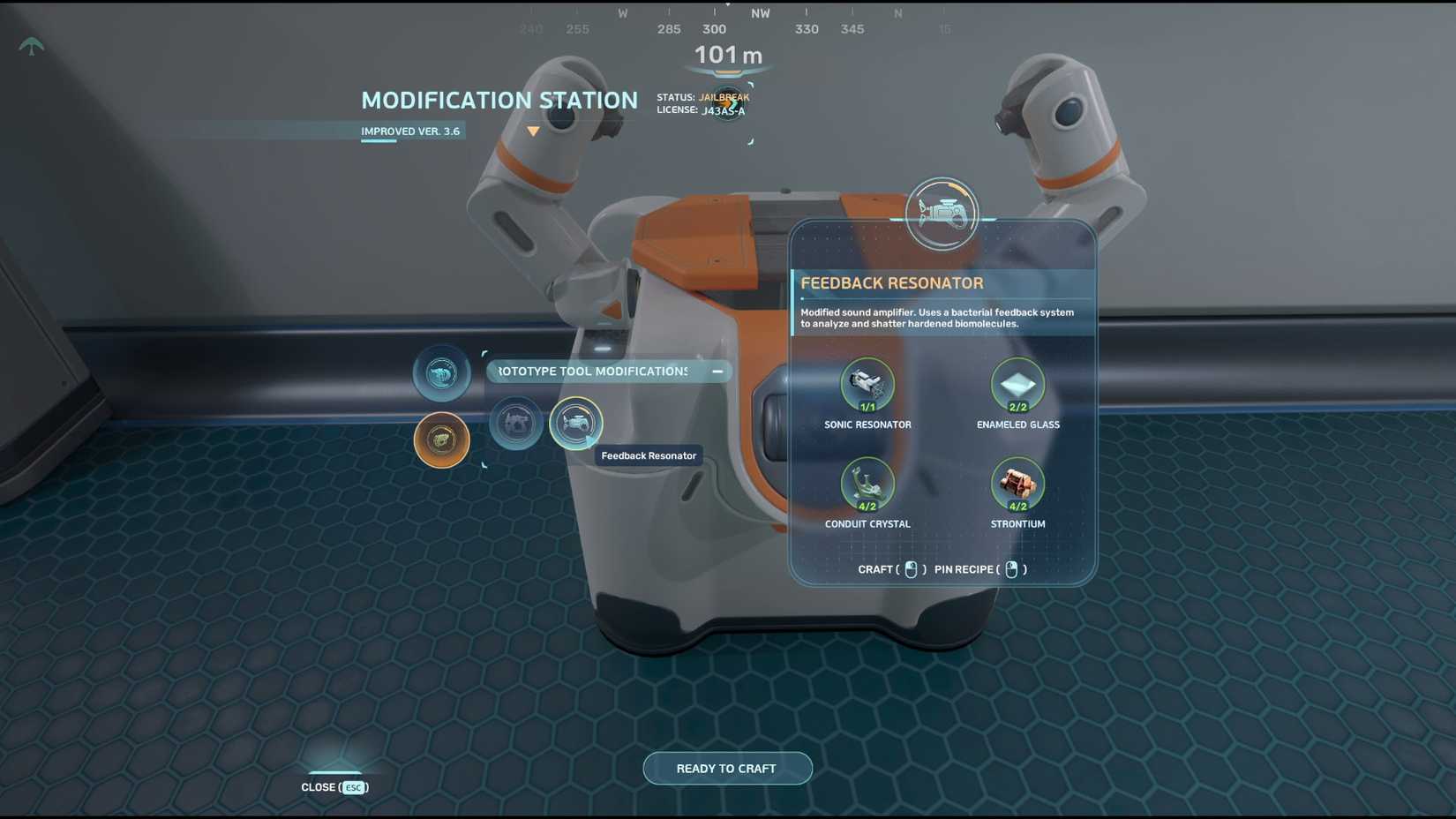 How to Craft the Feedback Resonator Upgrade in Subnautica 2