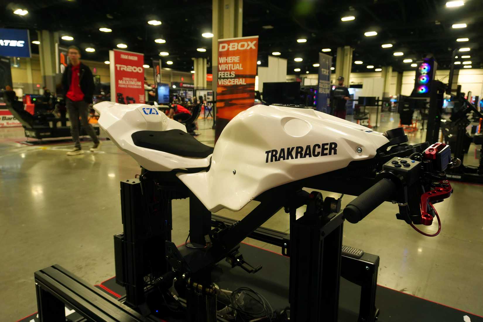 Trak Racer Introduces Groundbreaking Motorcycle Sim Rig at Sim Racing Expo