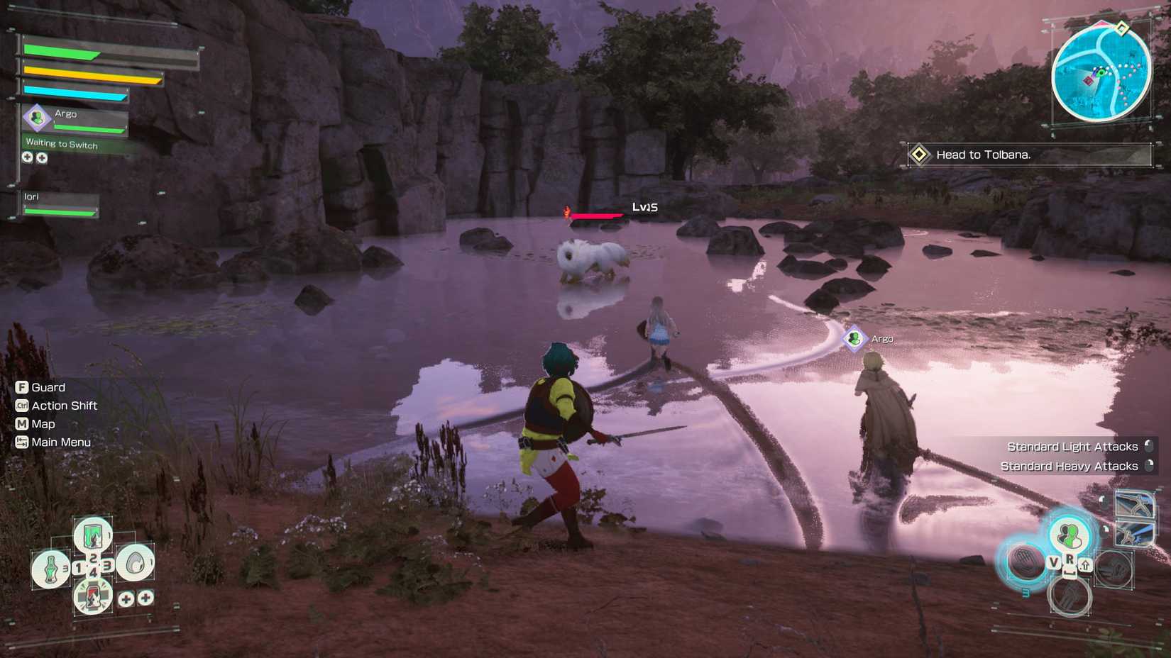 Echoes of Aincrad Wolf Fight