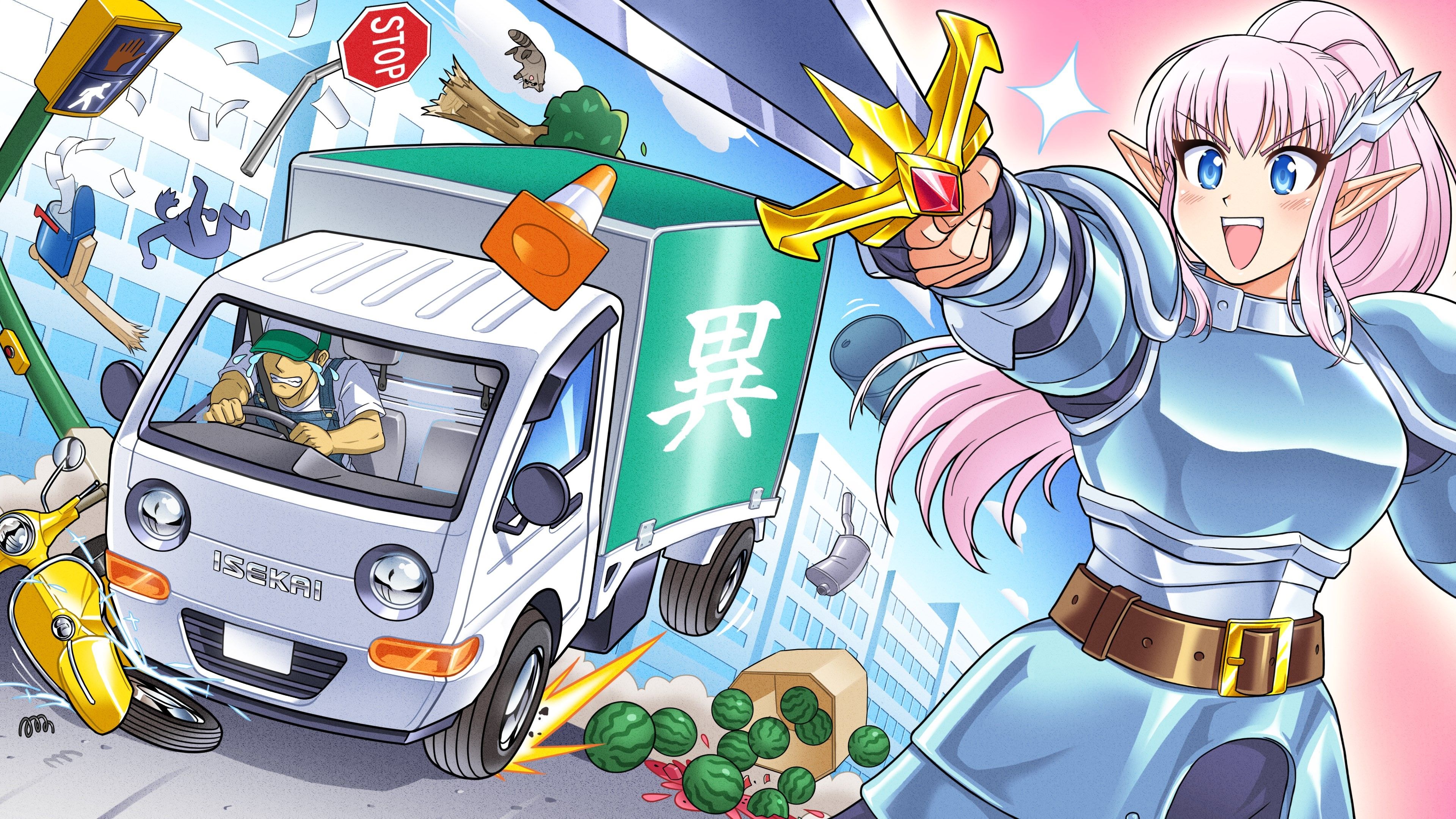 Truck-kun is Supporting Me from Another World?!: A Isekai Like No Other