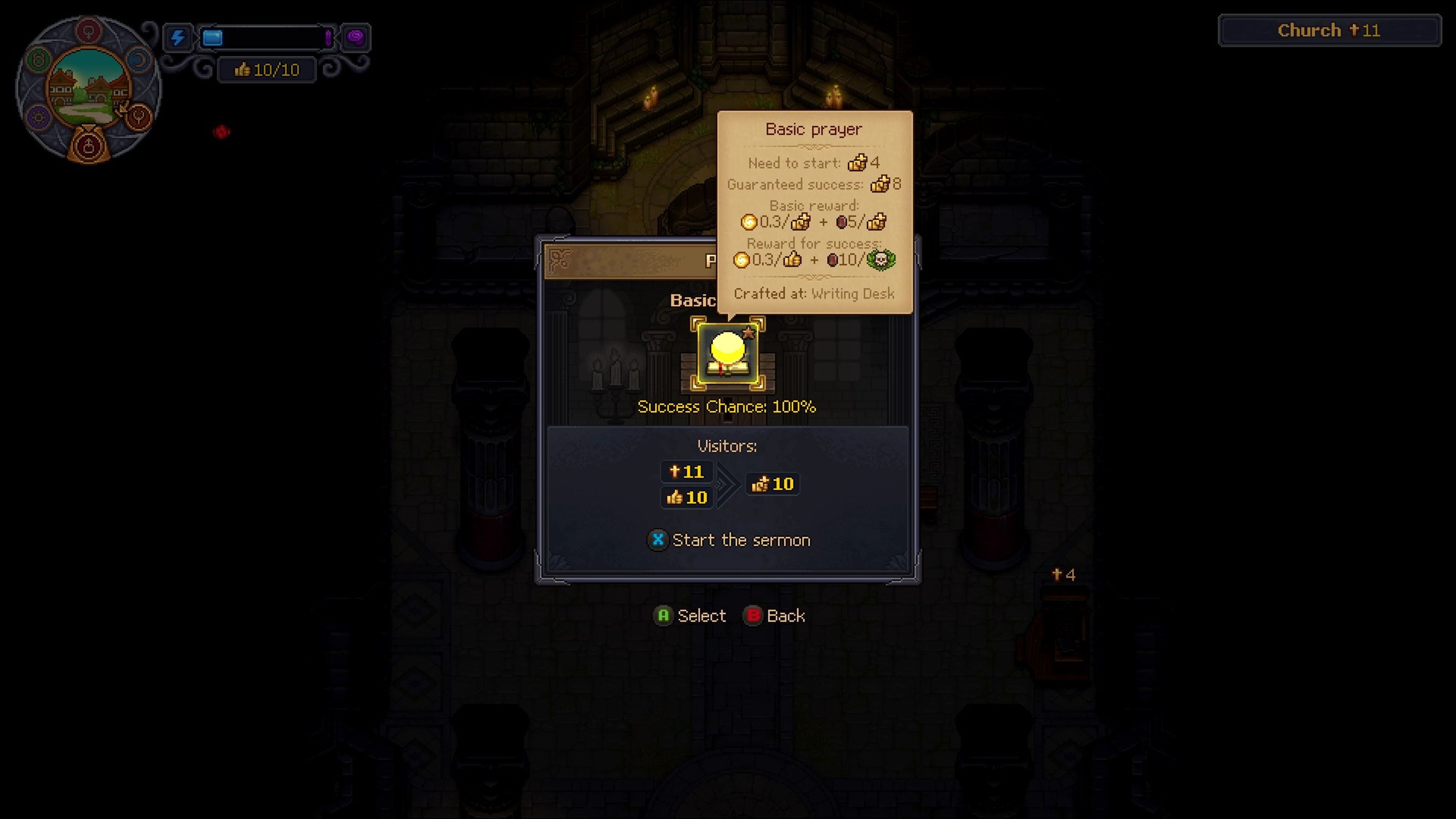 Graveyard Keeper 2 Faith Basic Prayer