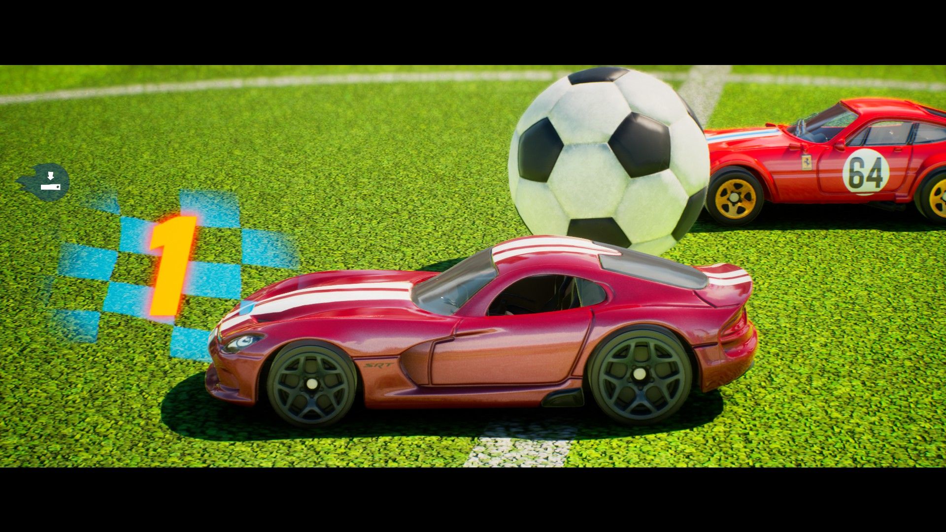 Hot Wheels Infinite Rush Daredevil Dispute Soccer Field
