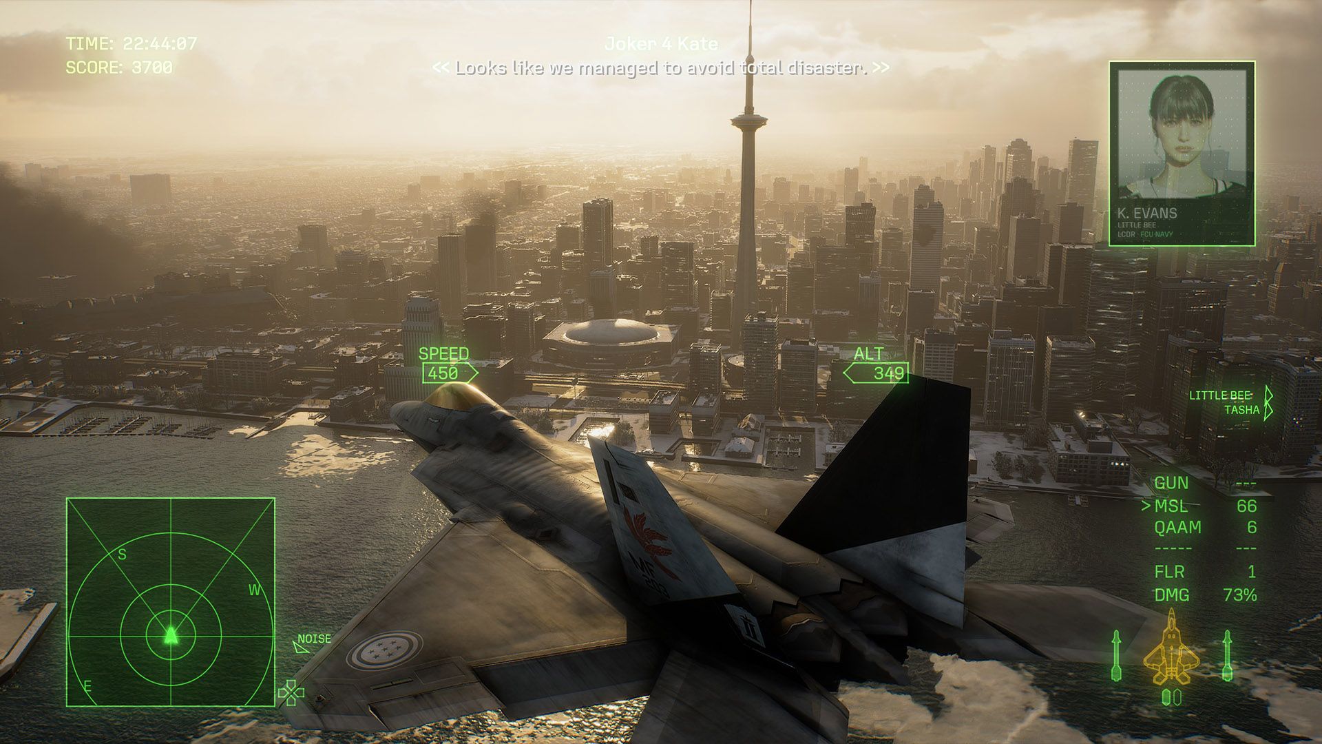 Ace Combat 8 City Scape