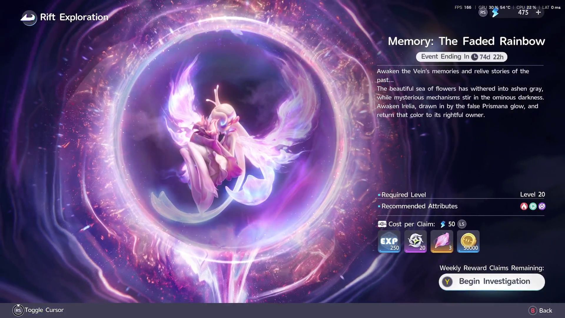 Aniimo Irisalis Event Fight