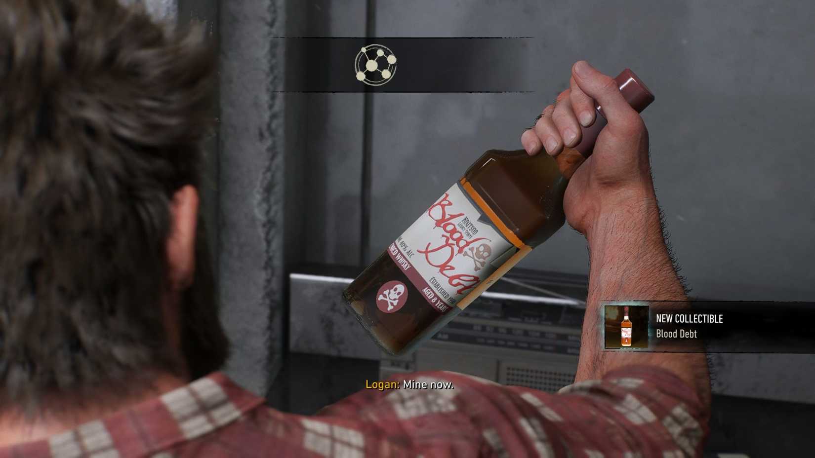 Blood Debt Whiskey Bottle Marvel's Wolverine