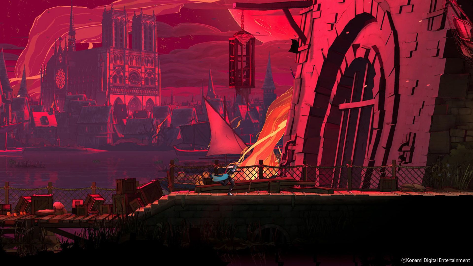 Castlevania Belmonts Curse Paris Backdrop
