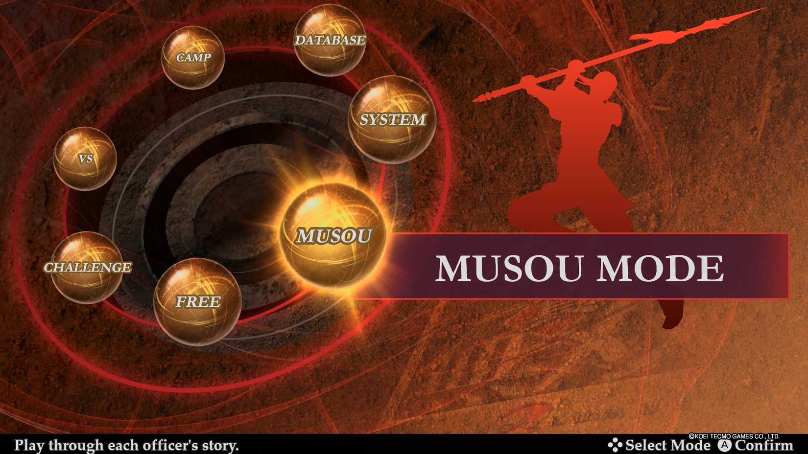 Dynasty Warriors 3 Complete Edition Remastered Main Menu