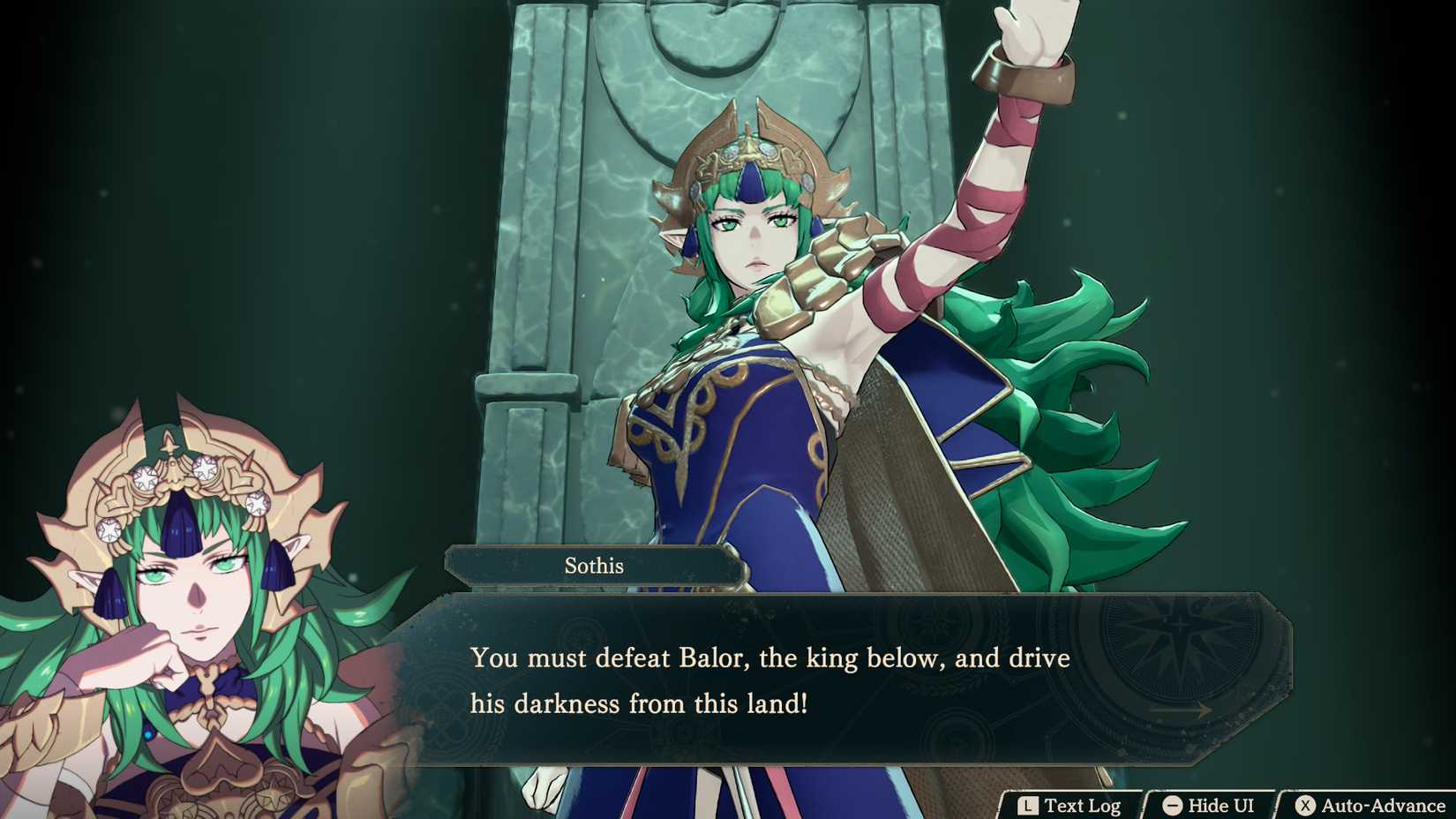 Fire Emblem Fortune's Weave Sothis Conversation