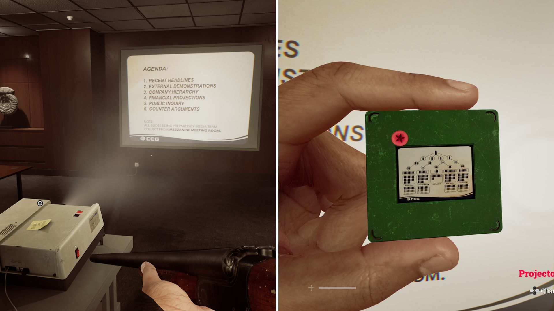 Projector Puzzle Guide in Silent Hill: Townfall