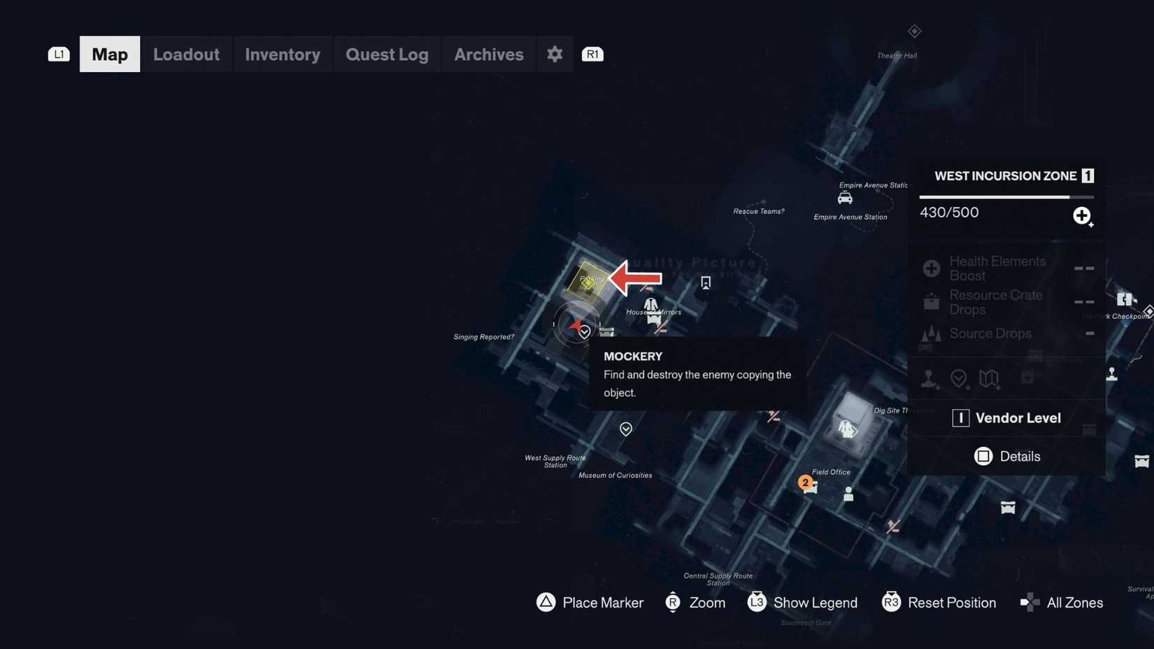 Incursion Fault Location Control Resonant