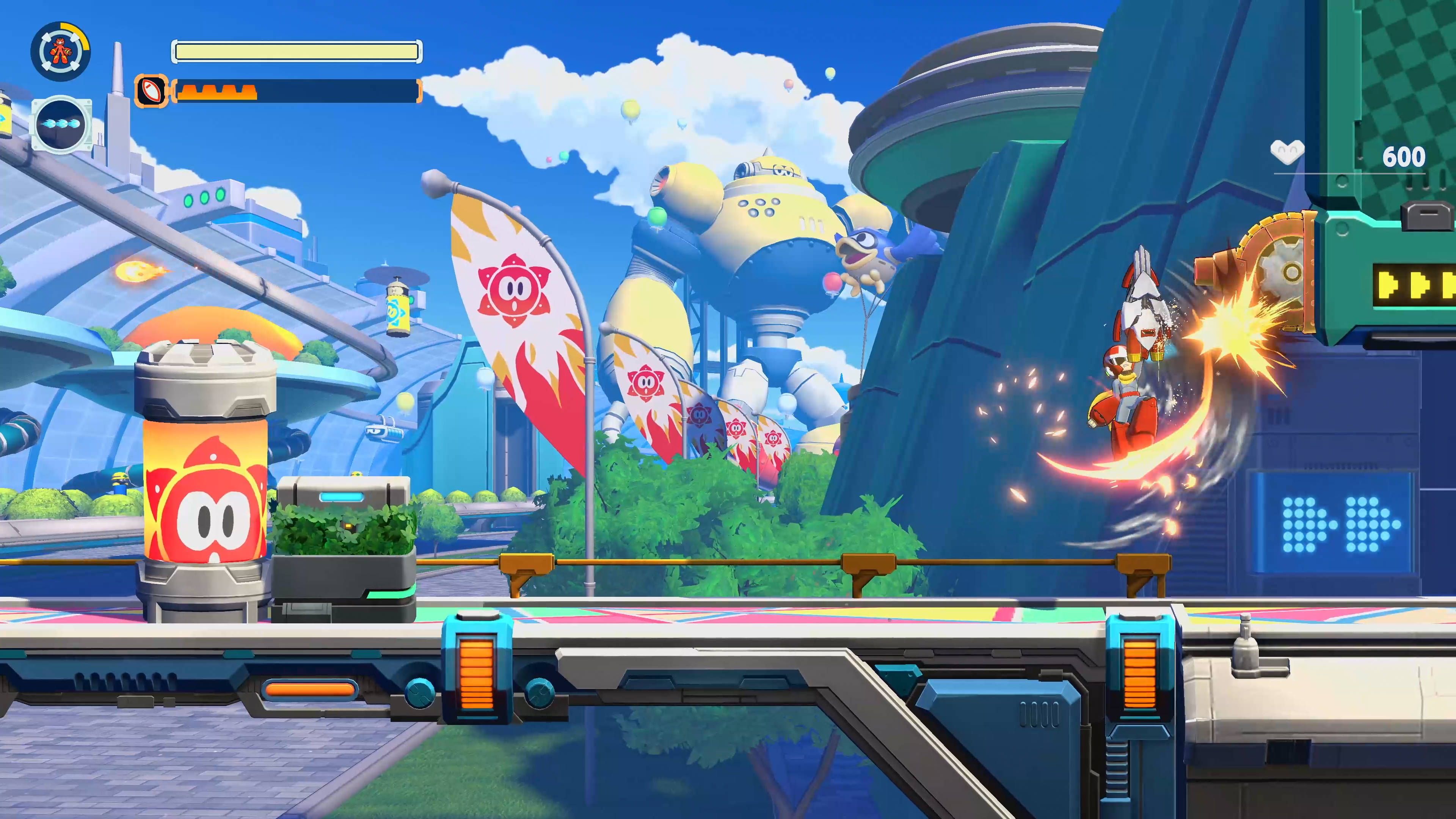 Mega Man Dual Override - Proto Man uppercut