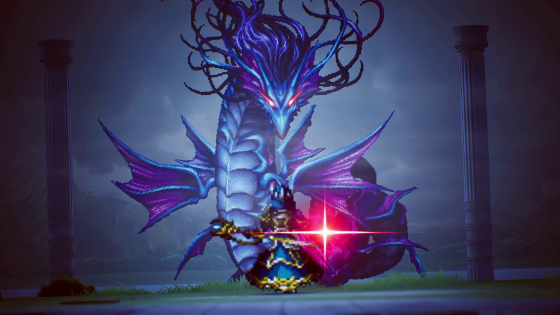 Final Fantasy Resonance Leviathan Boss Fight